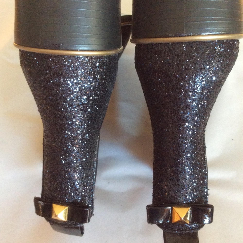 Kate Spade Glitter Sparkly Chelsea Ankle Booties - Picture 10 of 11
